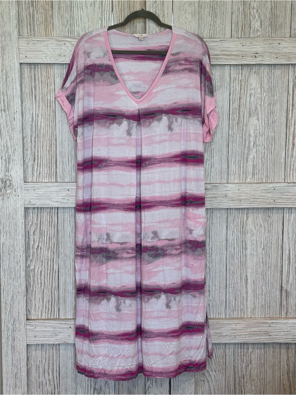 Secret Treasures Pink Tie-Dye  Nightgown Sz 2X 18-20